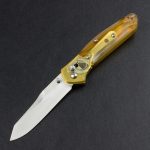 BM940 Transparent Yellow Handle D2 Steel Outdoor Folding Tool - Image 13