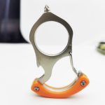 Single Alloy Steel Carabiner Keychain Outdoor Bottle Opener Tool - Image 5