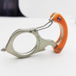 Single Alloy Steel Carabiner Keychain Outdoor Bottle Opener Tool - Image 6