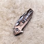 DA158 Creative Antique Bronze Handle Folding Outdoor Tool - Image 5