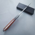 Large Folding Outdoor Tool with Redwood Handle - Image 6