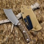 USA-10 Steel Dual-tone G10 Sand-colored K-sheath Outdoor Tool
