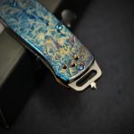 BM537BK Titanium Alloy Lightning Pattern Outdoor Folding Tool - Image 2