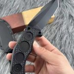 KA-5557 58-60HRC Outdoor Tool with Half Serrated Edge