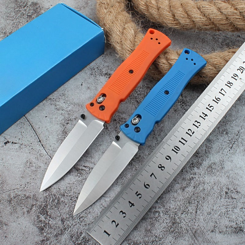 b6a11b3150cc923d6a548262a43deb37 BM530 Hard Nylon Fiberglass Handle 440C Steel Outdoor Folding Tool - Image 1