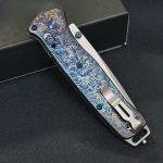 BM537BK Titanium Alloy Lightning Pattern Outdoor Folding Tool - Image 5