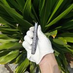 BM781 Silver Textured D2 Steel Folding Outdoor Tool - Image 3