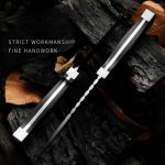 Outdoor 9Cr18 Steel Tool with Double Steel Head and Ebony Handle - Image 8