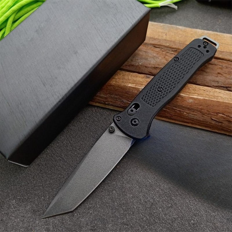 bfdffad7e0edf1352c9090a18bdbbb45 BM537GY Nylon Fiberglass Edition Black Outdoor Folding Tool - Image 1