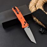 BM537GY Orange Fiberglass Handle Folding Outdoor Tool - Image 2