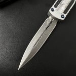Damascus Carbon Fiber White Handle Aluminum Alloy Outdoor Portable Tool - Image 5