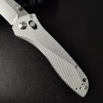 BM710 White Aluminum Alloy Handle 8cr13 Outdoor Folding Tool - Image 5