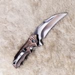 DA158 Creative Antique Bronze Handle Folding Outdoor Tool - Image 2