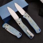BM535 Gradient Blue G10 Handle S30v Outdoor Folding Tool - Image 9