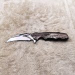 DA158 Creative Antique Bronze Handle Folding Outdoor Tool - Image 4