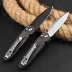 BM485 Carbon Fiber Handle D2 Outdoor Folding Tool - Image 3