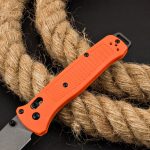 BM537GY Orange Fiberglass Handle Folding Outdoor Tool - Image 5