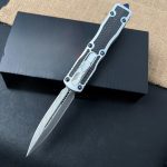Damascus Carbon Fiber White Handle Aluminum Alloy Outdoor Portable Tool - Image 7