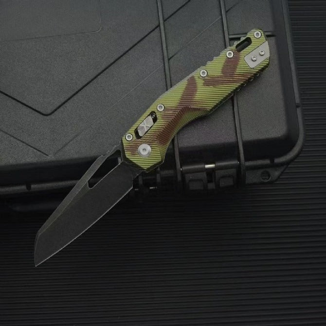 fe4ecb23294ad23870007f346abe9de1 MT Aluminum Alloy M390MK Outdoor Dark Green Folding Tool - Image 1