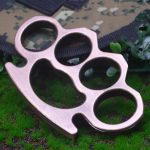 Heavy Duty Brass Knuckle Duster Four Finger Protection Tool - 图片 22
