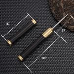Handcrafted Ebony Tea & Defense Multi Knife-Tool with Brass Fittings - 图片 9