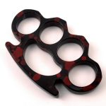 SurviveEdge Metal Brass Knuckles Duster with Window Breaking Ability for Safety - 图片 3
