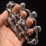 Unique Sheep Skull Knuckle Duster Four Finger Self-Defense Tool - 图片 4
