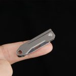 Titanium Mini Folding Knife Keychain EDC Portable Utility Letter Opener - 图片 3