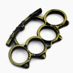 Small Bun Knuckle Duster Compact Four Finger Defense Tool - 图片 7