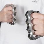 Solid Steel Knuckle Duster Ready Emergency Tool for Self-Defense - 图片 5