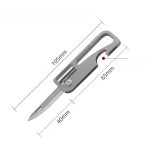 Titanium Key Holder Compact High End Mens Car Keychain Mini Utility Knife - 图片 6