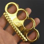 Solid Brass Knuckles Duster Tactical EDC Tool for Protection - 图片 4