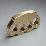 Wave Design Brass Knuckle Duster for Self-Defense and Practical EDC Gear - 图片 2