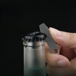 TC4 Titanium Pry Bar Mini Key Tag Outdoor Survival Multi Tool Bottle Opener - 图片 5