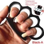 Heavy Duty Brass Knuckle Duster Four Finger Protection Tool - 图片 9
