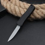 Stonewashed Blade Mini Pocket Knife with Zinc Aluminum Handle for Outdoor - 图片 10