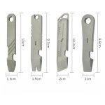 Titanium EDC Pry Bar Multi Tool Portable Bottle Opener Hex Wrench Outdoor Gear - 图片 4