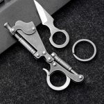 Pocket Blade Keychain with High Rebound for EDC and Personal Defense - 图片 2