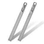Titanium Alloy Straight Ruler EDC Self-defense Tool Waist Hangable Crowbar - 图片 5