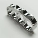 Robust 304 Steel Large Pea Knuckle Duster Personal Protection Tool - 图片 4
