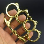 Small Bun Knuckle Duster Compact Four Finger Defense Tool - 图片 8