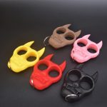 Tiger Head Knuckle Duster Keychain
