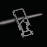 Titanium Multi Tool Keychain Carabiner Key Ring Holder Outdoor Gear - 图片 4