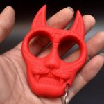 Tiger Head Knuckle Duster Keychain - 图片 4
