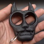 Tiger Head Knuckle Duster Keychain - 图片 3
