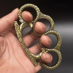 Brass Knuckles Duster for Self-Defense and Window Breaking StoneGrip Design - 图片 9