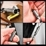 Titanium Waterproof Storage Bin Camping Emergency Multi-function Whistle - 图片 4