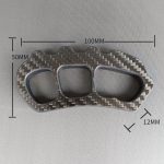 Carbon Fiber Knuckle Duster Security Tool in Various Designs - 图片 2