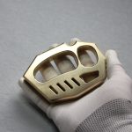Solid Brass Knuckle Duster Finger Buckle Self-Defense Window Breaker EDC - 图片 2