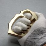 Solid Brass Knuckle Duster Finger Buckle Self-Defense Window Breaker EDC - 图片 4